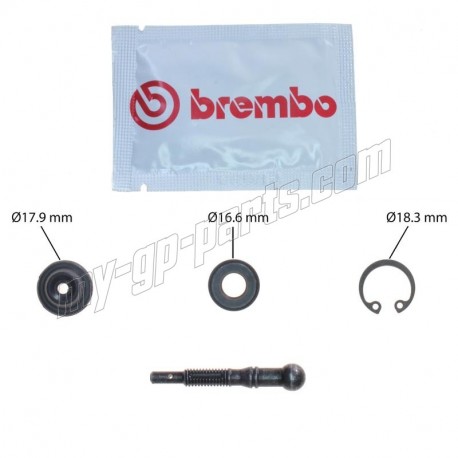 Kit réparation maitre cylindre de frein BREMBO PR16x16/16x18 taillé masse -  PAM RACING