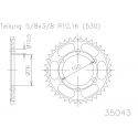 Couronne acier 530 GSXR750 1990-1995, GSXR1100, GSX 750 Inazuma 1998-2002 SRT Sprocket