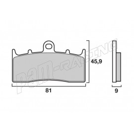 Plaquettes de frein avant Brembo SC Sinter Racing/Route BMW