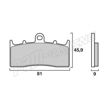 Plaquettes de frein avant Brembo SC Sinter Racing/Route BMW