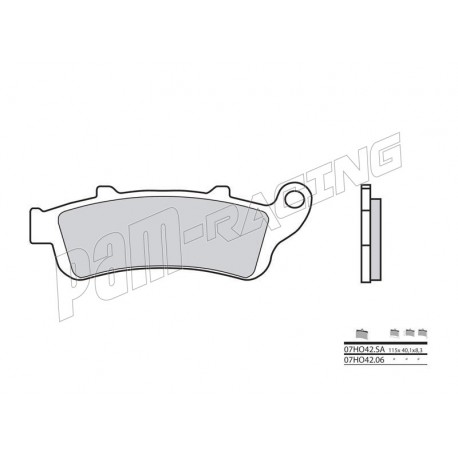 Plaquettes de frein avant SA Sinter route BREMBO CAGIVA/HONDA/KAWASAKI