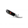 Demi-ligne inox/carbone Akrapovic Street Triple 660/765 2020-2022