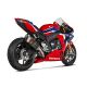 Silencieux carbone adaptable SLIP-ON mono silencieux Akrapovic pour CBR1000RR 2020-2023