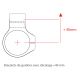 Bracelets 10° diamètre 48 mm position standard  pour demi guidons LIGHTECH