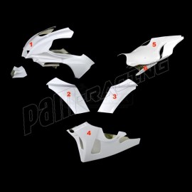 Carénage poly complet racing 6 parties fibre de verre R1 2020-2026 SRT FAIRINGS