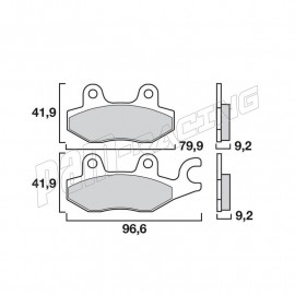 Plaquettes de frein avant BREMBO origine HONDA