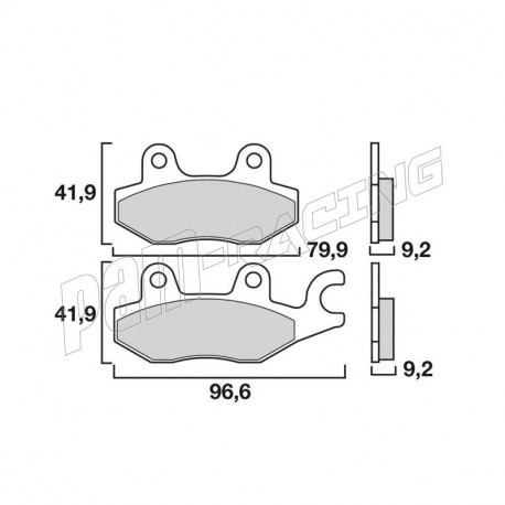 Plaquettes de frein avant BREMBO origine HONDA