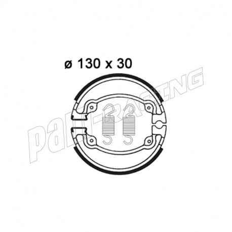 Mâchoire de frein AP RACING diamètre 130x30 HONDA