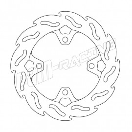 Disque de frein arrière fixe 220 mm FLAME Moto-Master CBR1000RR 2020-2022