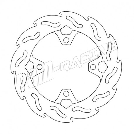 Disque de frein arrière fixe 220 mm FLAME Moto-Master CBR1000RR 2020-2022