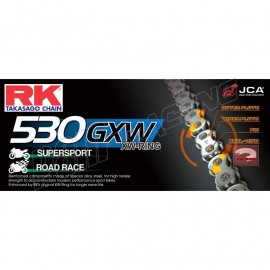 Chaine RK 530GXW XW'Ring Ultra renforcée acier