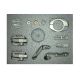 Kit freinage complet au pouce et au pied fixation pour fourche 50 mm IMA Special Parts