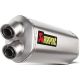 Silencieux titane adaptable Slip-On 2-1 Akrapovic pour CRF1000L Africa Twin 2016-2020