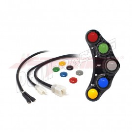 Commodo route gauche 5 boutons JETPRIME Ninja 400 2018-2024