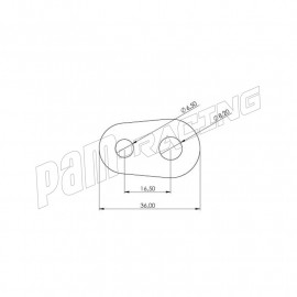 Adaptateur pour Clignotants led Valter Moto TRIUMPH