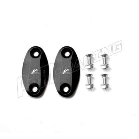 Caches Orifices Rétroviseurs Valter Moto ZX6 R 2005-2008, ZX10 R 2004-2007, Z1000 SX 2011-2016