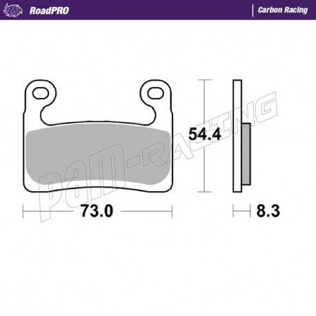 Plaquettes de frein avant RoadPRO Carbone Racing Moto-Master S1000RR 2019-2023