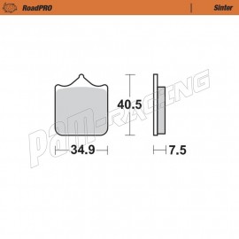 Plaquettes de frein avant Sinter Route MOTO MASTER S1000RR 2009-2018