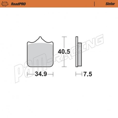 Plaquettes de frein avant Sinter Route MOTO MASTER S1000RR 2009-2018