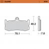 Plaquettes de frein avant Sinter Route MOTO MASTER 675 Daytona 2009-2016
