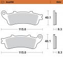 Plaquettes de frein avant Sinter Route MOTO MASTER HONDA/KAWASAKI