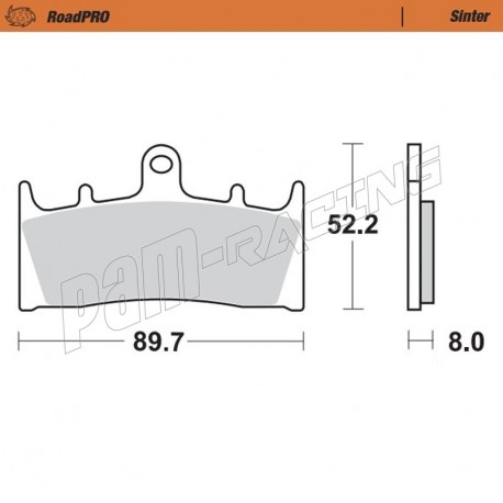 Plaquettes de frein avant Sinter Route MOTO MASTER KAWASAKI, SUZUKI