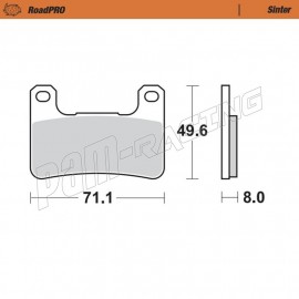 Plaquettes de frein avant Sinter Route MOTO MASTER Kawasaki, Suzuki