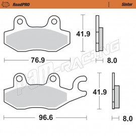 Plaquettes de frein avant Sinter Route MOTO MASTER 