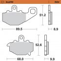 Plaquettes de frein arrière RoadPRO Sinter route Moto-Master KAWASAKI