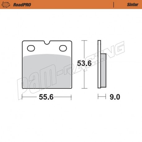 Plaquettes de frein avant Sinter Route MOTO MASTER 