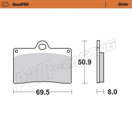 Plaquettes de frein avant Sinter Route MOTO MASTER 