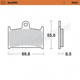 Plaquettes de frein avant Sinter Route MOTO MASTER 