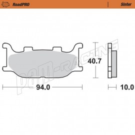 Plaquettes de frein avant Sinter Route MOTO MASTER 