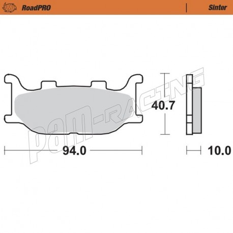 Plaquettes de frein avant Sinter Route MOTO MASTER 