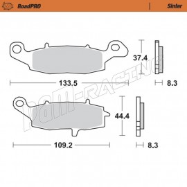 Plaquettes de frein avant Sinter Route MOTO MASTER 