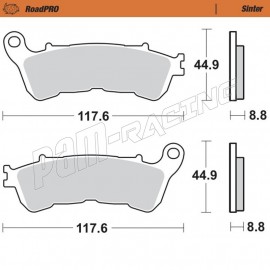 Plaquettes de frein arrière RoadPRO Sinter route Moto-Master CBF 1000 2006-2010, CBF 1000 F 2011-2014