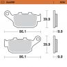 Plaquettes de frein arrière RoadPRO Sinter route Moto-Master HONDA, KAWASAKI, SUZUKI