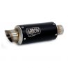 Silencieux GP2 nichrom noir  pour collecteur d'origine ARROW TUONO V4 1100 2017-2020