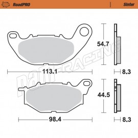 Plaquettes de frein avant RoadPRO Sinter route Moto-Master YAMAHA