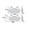 Plaquettes de frein avant ou arrière sinter route BREMBO 07SU12SP