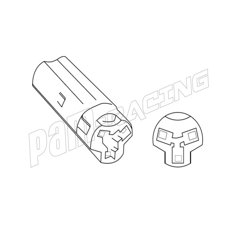 Support Plaque Puig 7796N Pour Yamaha MT-125 2015-2019 - Réglable, Acier 2mm, Homologué TÜV