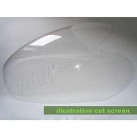 Bulle claire prédécoupée pour carénage fibre de verre HONDA 250, 350, 500 1961-1964 SRT FAIRINGS