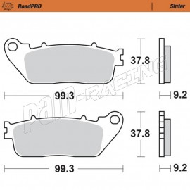 Plaquettes de frein arrière RoadPRO Sinter route Moto-Master CB1000R, VFR1200F, VFR800F/X