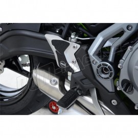 Adhésif anti-frottement platine talon noir 2 pièces R&G Racing Z650, Ninja 650 2017-2024