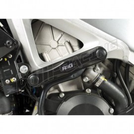 Tampons de protection de cadre noirs R&G Racing RSV4, TUONO V4 2009-2020