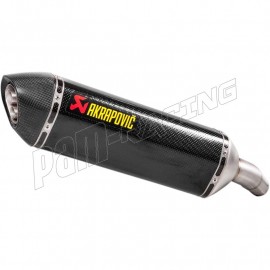 Silencieux adaptable SLIP-ON mono silencieux carbone Akrapovic GSX-S750 2017-2020