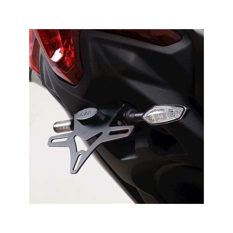 Support Plaque Immatriculation Relevable Pour Yamaha T-Max 560 2020-2021 - Aluminium Avec Relevage