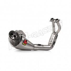 Ligne d'échappement racing inox/titane Akrapovic MT-07 2021-2023, MT-07 Tracer 2020-2023, XSR700 2021-2023