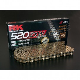 Chaine RK 520ZXW XW'Ring Ultra renforcée acier, or ou couleur