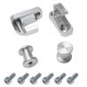 Kit 4 inserts aluminium pour coque arrière CARBONIN CBR1000RR 2020-2023